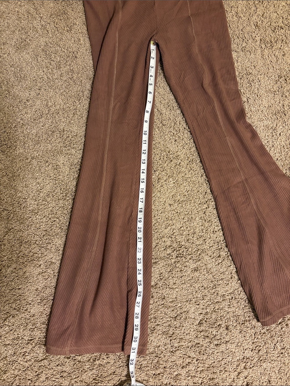 NWT Area Stars Ribbed Flare Pants - Picture 6 of 6